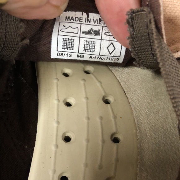 Crocs canvas slip on shoes mens 9 - Picture 5 of 6